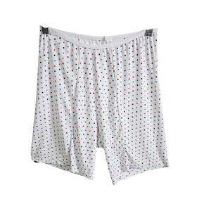 Undersummers Women's Size XL Slip Shorts Red White Blue Star Print Anti Chafing